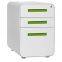 Under desk mobile pedestal cabinet steel storage filing cabinet