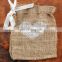 wholesale hemp bag drawstring with heart printed