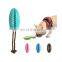 pet food dispenser teeth brush chew bite toy for dog
