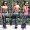 new design hot sexy plus size S 3XL winter black pu woman leather pants flare trousers