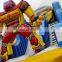 Red Metal Superhero City Car Inflatable Dry Slide for Sale