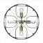4 heads Modern LED Ring Pendant Lamp antique round  hanging light