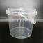 Food grade bucket for olive 5L clear plastic bucket