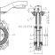 Bundor Wafer Type Butterfly Valve DN50-DN200 Butterfly Valve for water