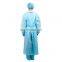 Disposable Non Sterile Fluid Resistant Isolation Gown PP+TPU Level 2