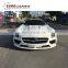 MB SLS body kits to Prior Design style for SLS w197 front bumper+fenders+side skrits+hood+rear bumper+rear diffuser+spoiler