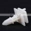 JZ china Nylon fixed clip auto plastic fasteners white Bumper Clips hot selling rivets