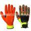 Excellent Grip Sandy Nitrile Coated Anti Cut Impact Resistant Gloves Oilfield Impact Gloves