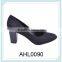ladies mid heel suede court shoes with cone heel