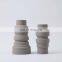 2021 Nordic Minimalism Ceramic Handcraft Matte Porcelain Round Column Flower Vase