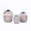Middle Eastern Style Crack Patterned Hand Drawn Series Grey Pale Ceramic  Antic Vase For Home Decoration