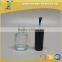 8ml clear round nail polish glass bottles
