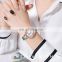 SKMEI 1534 All Stainless Steel 36mm Case Luxury Wristwatch Quartz Brand Diamond Ladies Watch Women
