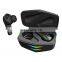 KINGSTAR TWS Mini In-ear Earbuds Noising Cancelling With led Gaming Headset