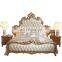 Classic luxury wood bed comforter sets bedroom furniture King size Bed