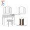 Unique Dressers Mirror Makeup Desk Dressing Table And Stool Set With Drawer