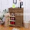 Modern Solid wood doorway shoe cabinet with double doors and multi-layer shoe cabinet