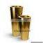 gold plated planter for decoration