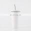 Heat Preservation Business Straight 304 Smart Tumbler Coffee Straw Cup Wine Stainless Steel