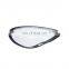 Front Headlight Headlamp Transparent Lens Cover Lampshade  Silver Border Fit For Porsche Panamera 2010-2014