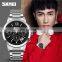 SKMEI 9097 Branded Stainless Steel Watch Japan Movement Quartz Watch Reloj Quartz Qatch Luxury Men Watch for Business