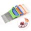 Multi-purpose Tomato Cutter Metal Meat Needle Onion Cutter Stainless Steel Plastic Vegetable Slicer Kitchen Accessories Gadgets