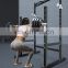 at home gym multi function trainer barbell set weight lifting half adjustable squat rack