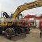 Original Japan Komatsu PC160-7 Wheel Excavator Price Low