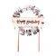 Factory Price Banner Garland Arch Plug-in Cake Accessories Topper for Birthday Cake Decoration Cake Topper Decorating Supplies