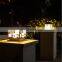 Outdoor LED Solar Pillar Post Lights Garden Decor Solar Fence Main Gate Light