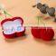 velvet Cherry Jewelry Earrings Ring Box Wedding Ring Box for Earrings Necklace Bracelet Display Gift Box