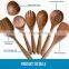 Natural Wood Utensils Kitchen Ware Cooking Utensils Set Spoons And Spatulas Wooden Spoons For Cooking Salad Fork