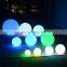 flash led ball / Hot Sale New Design LED Moon Light Solar Hanging LED Ball For Garden Decoration Light