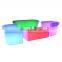 Wholesale PE plastic outdoor led modern sofa set armchair sofa sets