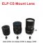 CS Mount Fixed Focus len CCTV Manual Zoom USB Cameras Lens