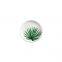 Vintage Creative Green Leaf Pattern Ceramic Wedding Decor Charger Plate For Restaurant