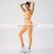 Recycle Women Yoga Set Breathable Recycle Nylon Women Sports Bra Sets for Women High Waist Workout Gym Set