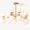 Room Glass Modern Chandeliers Pendant Lights CIRQUE LINEAR CHANDELIER 48