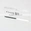 Retail Clear Acrylic Block Print Black Logo