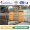 Secadero de ladrillo con auto carro de carga dryer cart for unloading