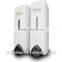 2*350ML Bathroom Double Hand Soap Dispenser/ABS Plastic Durable Manual Liquid Shampoo Shower Dispenser YK1051