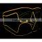 EL Light up Flashing Wire Framed Sunglasses for Parties