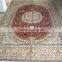 9x12 size Hand Knotted Persian rug in cotton & Silk