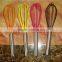 Manufacturer Cheap Novelty Egg Beater 9inch Stainless Steel +Silicone Egg Whisk/Beater Better Beater Egg Whisk Logo Printed