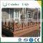 Bright luster outdoor use WPC composite stair railing
