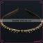 Fashion Gold Plated Spiring Metal Women Hairbands Hair Bridal Hair Accessories