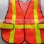 high visibility mesh vest with pvc reflective tape