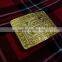 Celtic Design Kilt Belt Buckle In Gold Plated High Finished Finished Made Of Brass Material