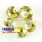 Light topaz 18mm Fancy glass rivoli Crystal stones ,glass stone ,crystal stones without claw or with claw