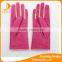 2016 pink suede leather glove for gilrs thin leather gloves